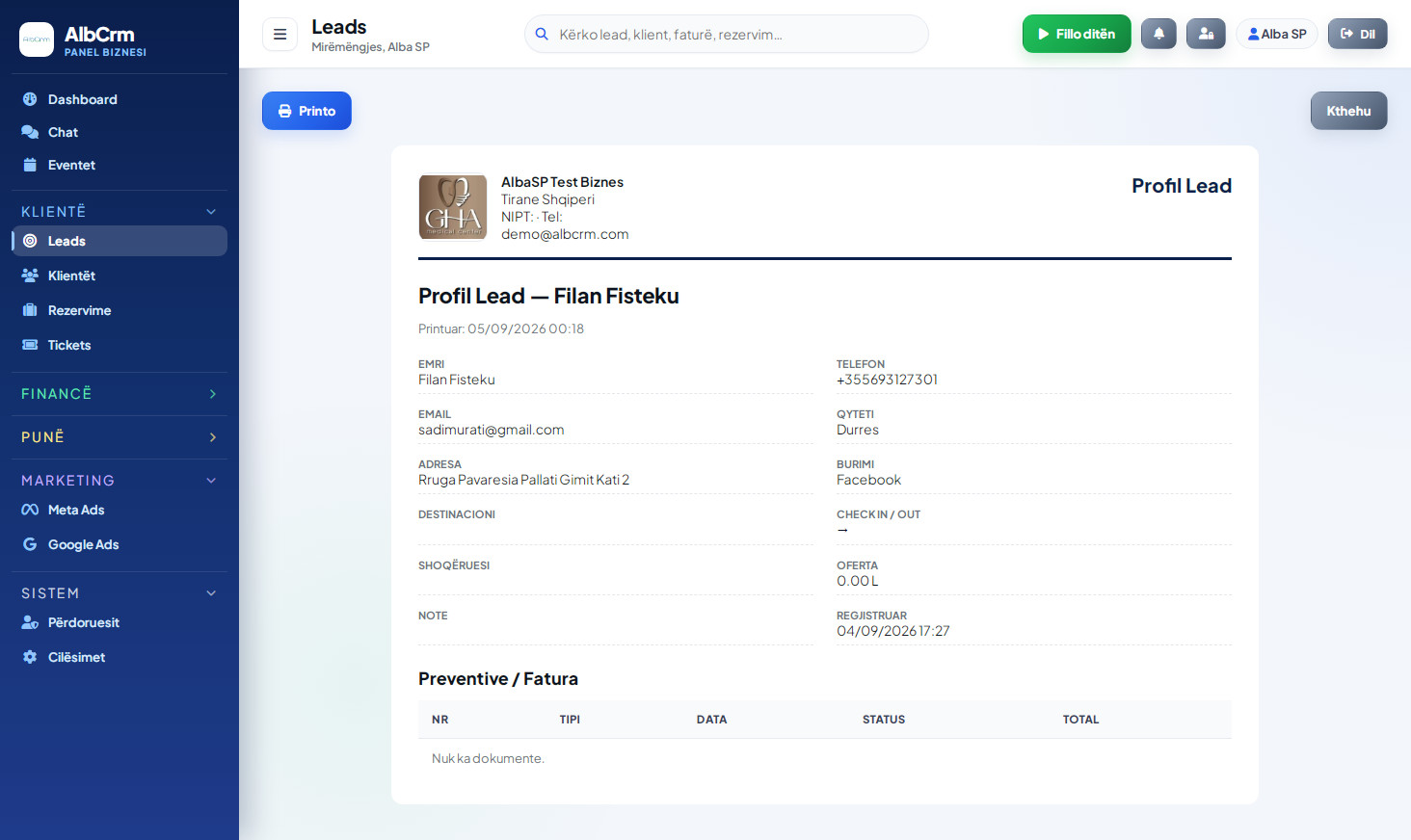 Profili i lead-it